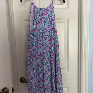 Colorful Sleeveless romper. Great for summer!